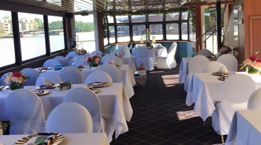 Dining Area inside Tropic Island Cruises